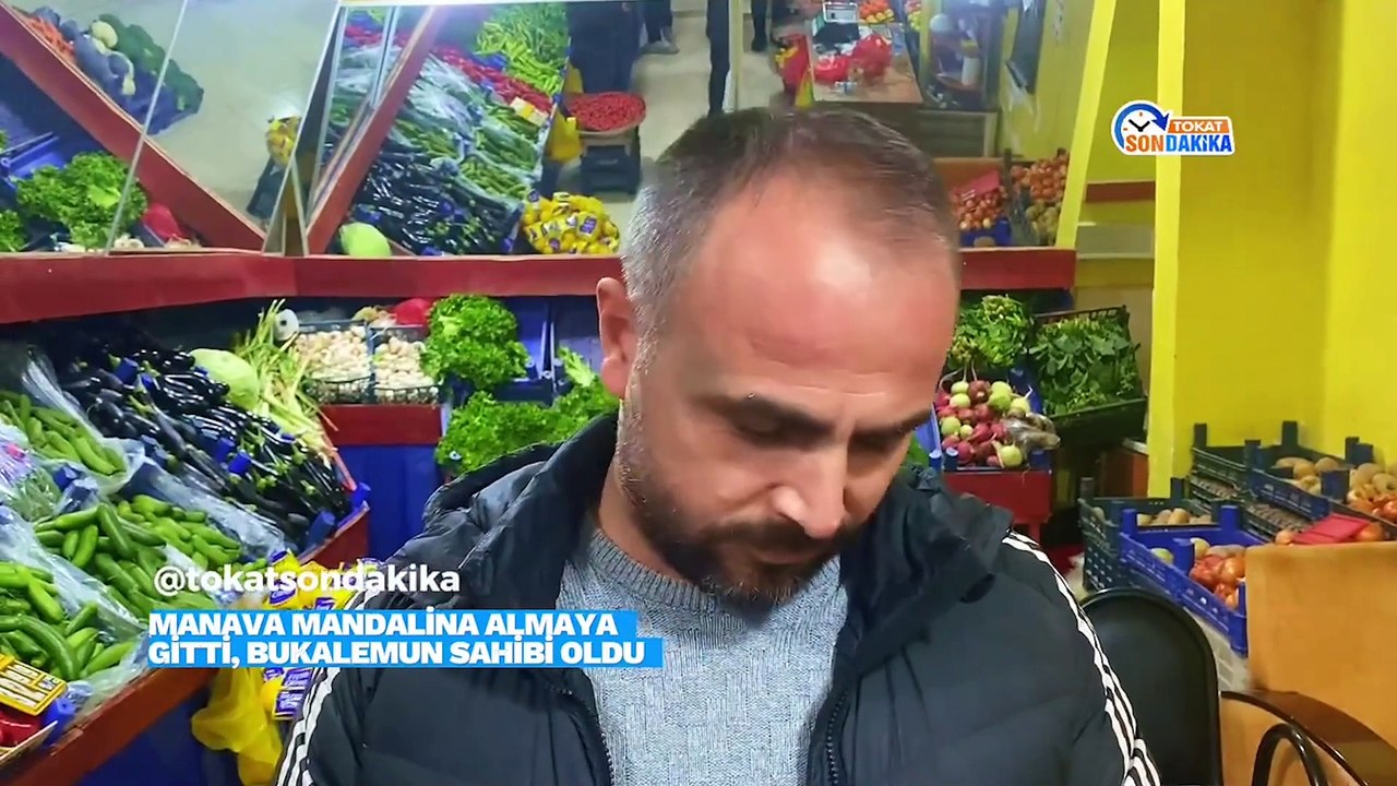 Manavdan aldım mandalina! Eve geldim BUKALEMUN…