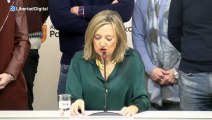 La alcaldesa de Pamplona muestra su enfado por la moción de censura