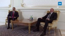 Dışişleri Bakanı Fidan, Cumhurbaşkanı Aliyev tarafından kabul edildi