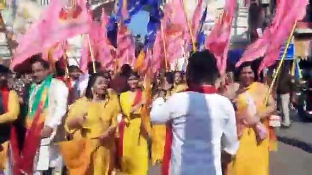 श्री खाटू वाले श्याम की शोभायात्रा में उमड़ी श्रद्धालुओं की भीड़, यात्रा का हुआ जगह-जगह स्वागत
