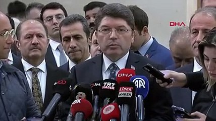 Adalet bakanı Tunç, gazetecilerin sorularını yanıtladı