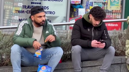 I give flower to this girl in front of her husband he went mad at me - joker pranks latest