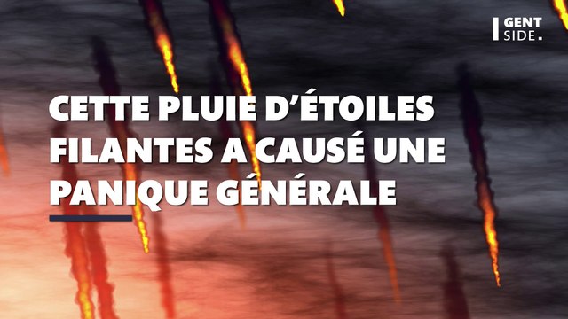 Cette pluie d’étoiles filantes était si puissante qu’elle a causé une panique générale
