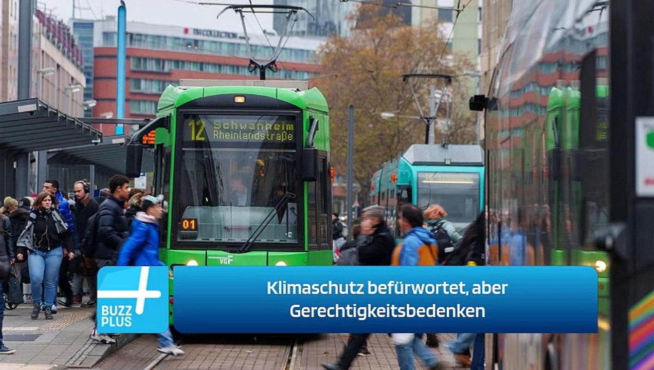 Klimaschutz befürwortet, aber Gerechtigkeitsbedenken
