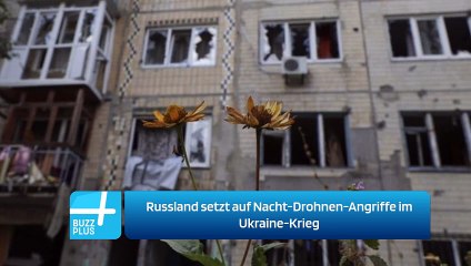 Télécharger la video: Russland setzt auf Nacht-Drohnen-Angriffe im Ukraine-Krieg