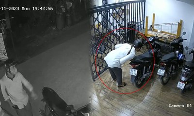 Dàn cảnh trộm xe máy của sinh viên ở Thủ Đức
