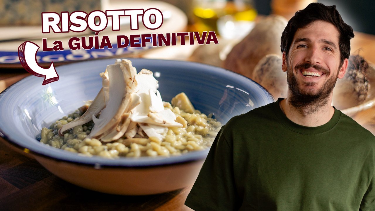 Cómo hacer el mejor risotto paso a paso, con queso Gorgonzola.