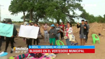 ​Vecinos bloquean el vertedero de Santa Cruz de la Sierra para exigir la construcción de un módulo educativo