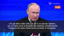 Putin: Non esiste Russia senza sovranit?