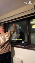 Iconic Homage: Window Artistry with Shaving Foam!  || Best of Internet