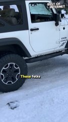 Off-Road Skiing Adventure with a Jeep! ⛷️ || Best of Internet