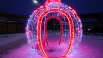 Świąteczne iluminacje w Łebie robią wrażenie
