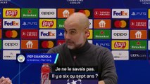 Guardiola découvre la photo de Micah Hamilton et lui