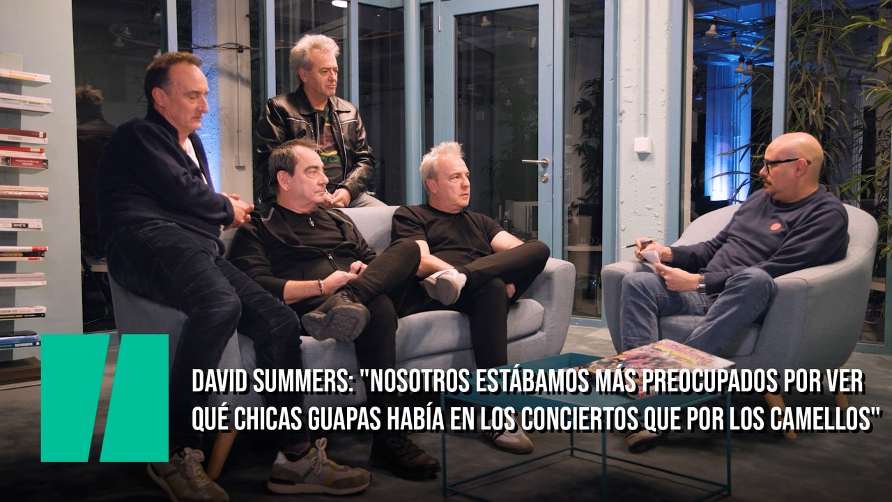 David Summers (Hombres G): "Nosotros estábamos más preocupados por ver qué chicas guapas había en los conciertos que por los camellos"