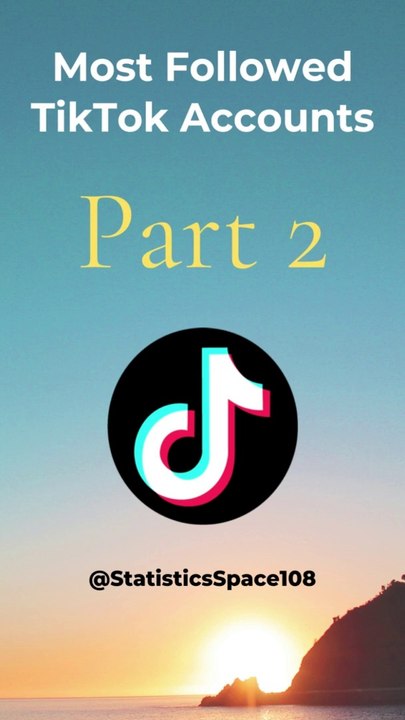 List Of Most Followed TikTok Accounts 2023 Part # 02 || Followers Comparison || Statistics Space