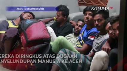 Pengungsi Rohingya Ditangkap Polisi Diduga Terkait Penyelundupan Manusia