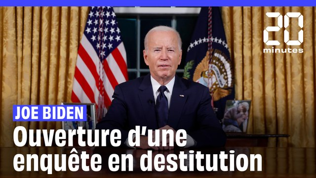 Etats-Unis : Une enquête pour destitution ouverte contre Joe Biden