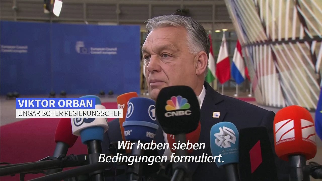 EU-Beitritt der Ukraine: Orban bleibt hart