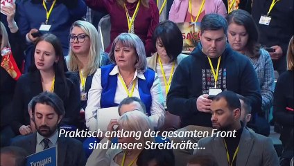 Putin: Russland "verbessert" seine Positionen in der Ukraine