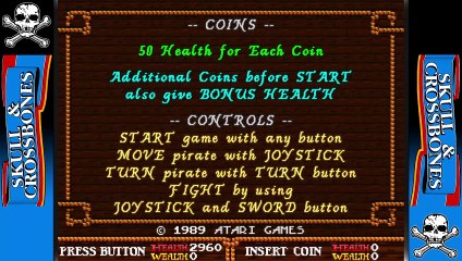 Skull & Crossbones (1989), has a short flow for casual play