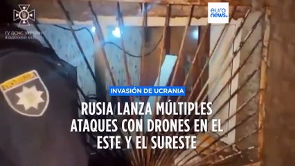 Download Video: Rusia lanza otra serie de ataques contra Ucrania con más de 40 drones