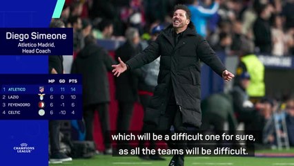 Simeone pleased with Atleti improvements as they advance to last 16