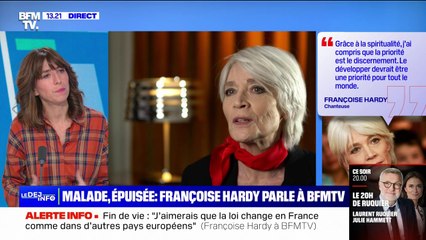Atteinte d'un cancer, François Hardy veut "partir bientôt et vite"
