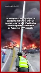 Maxi tamponamento a catena in Venezuela