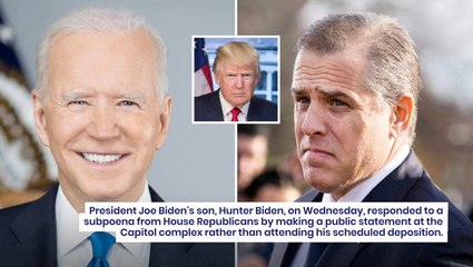 Hunter Biden Snubs Closed-Door Testimony In Defiance Of GOP Subpoena: 'I've Been The Target Of The Unrelenting Trump Attack Machine'