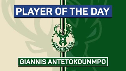 Video herunterladen: NBA Player of the Day - Giannis Antetokounmpo