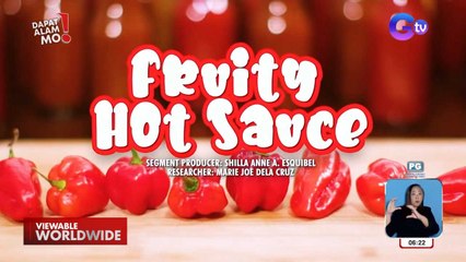 Buko at mangga, ginawang hot sauce na rin?! | Dapat Alam Mo!
