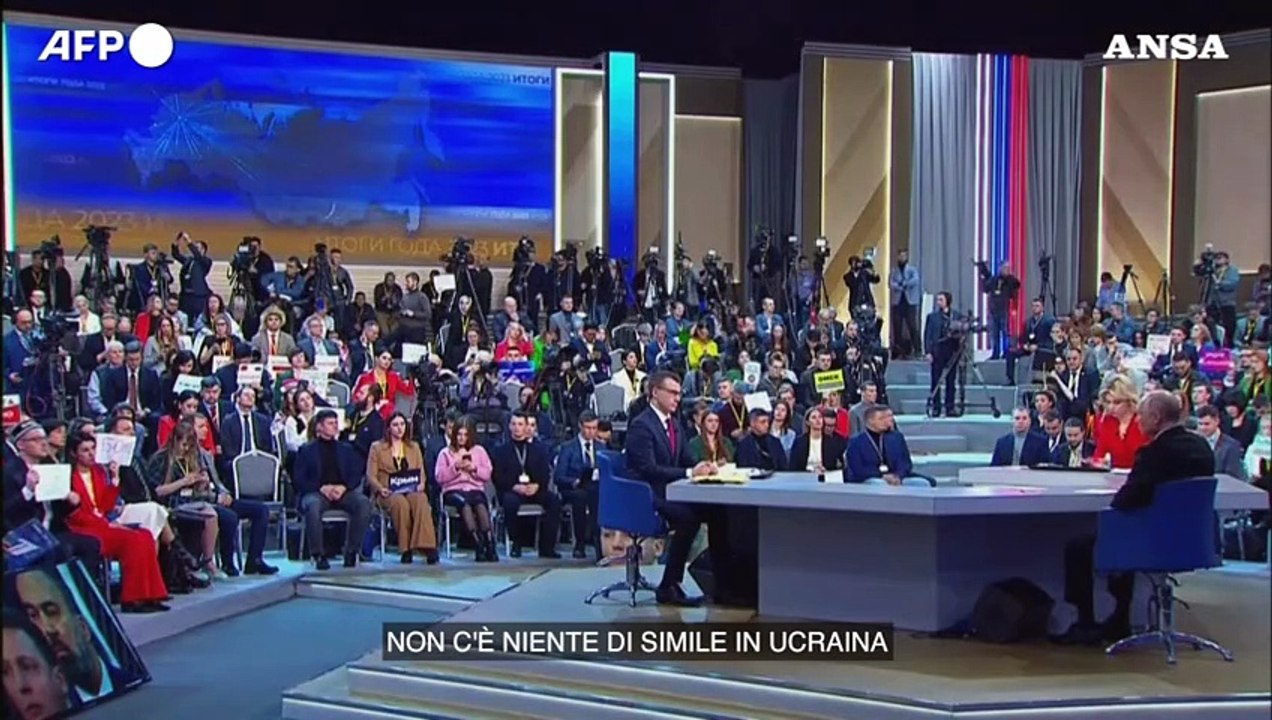 Putin: "La catastrofe di Gaza non e' paragonabile all'Ucraina"