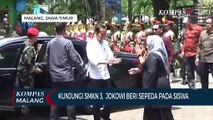 Presiden Jokowi Beri Sepeda Pada Siswa di Malang Karena Hafal Pancasila