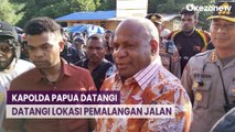 Kapolda Papua Datangi Lokasi Pemalangan, Minta Warga Buka Jalan
