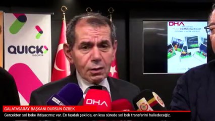 Dursun Özbek'ten transfer açıklaması! 'Gerçekten ihtiyacımız var'