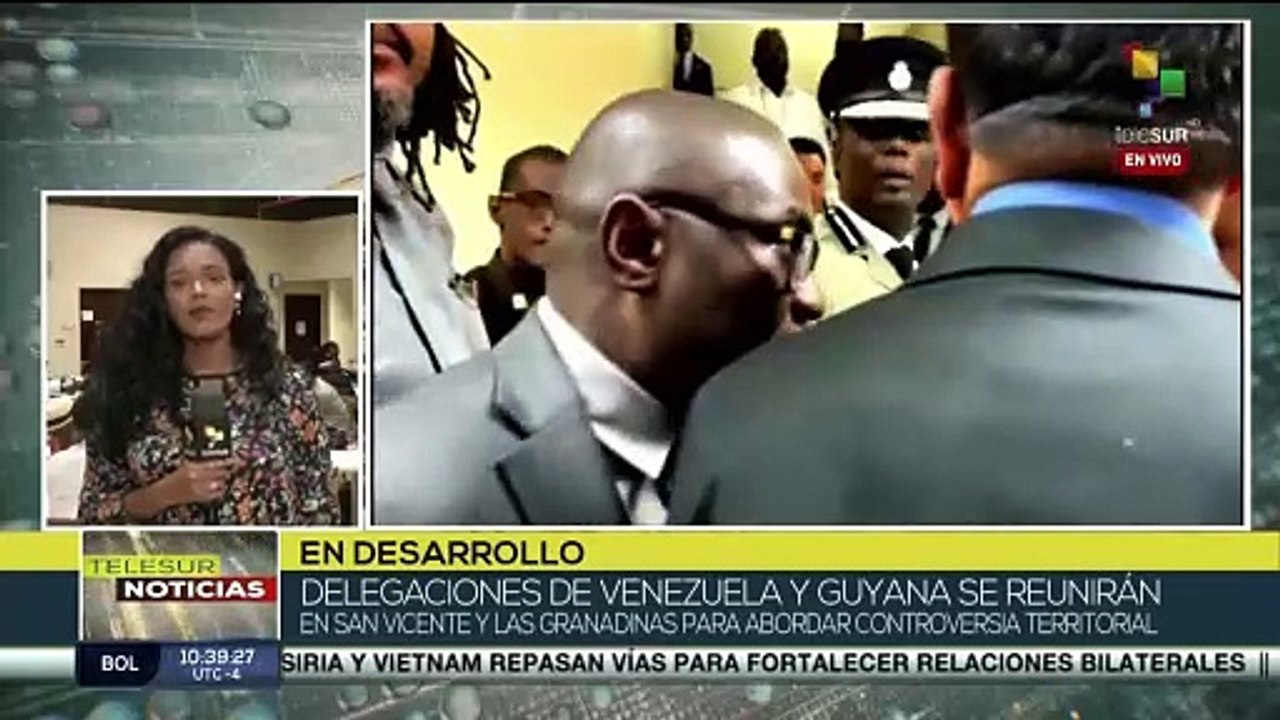 Delegaciones de Guyana y Venezuela se reúnen en San Vicente y las Granadinas