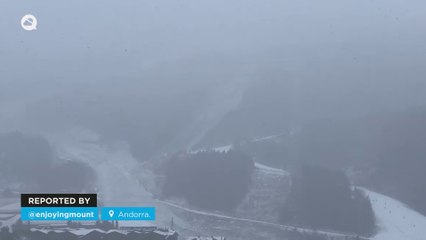 Heavy Snowfall Hits Andorra with Over 50 cm Accumulation ❄️