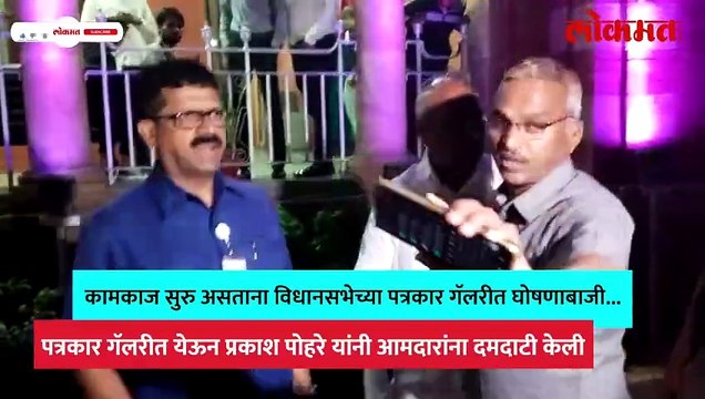 लोकसभेनंतर महाराष्ट्र विधानसभेतही घोषणाबाजीचा प्रकार, नेमकं काय घडलं? ती व्यक्ती कोण?