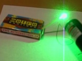 Green Laser 100mW fire