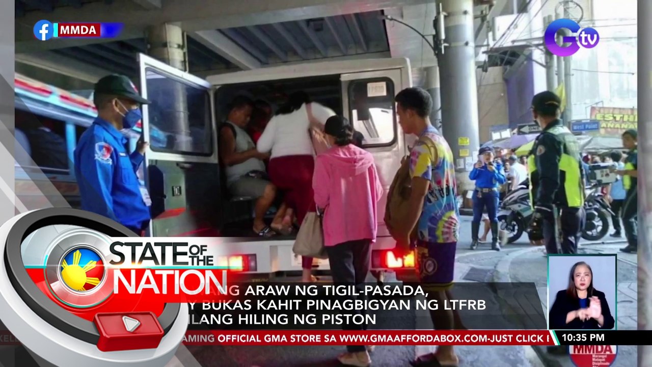 Ikalawang araw ng tigil-pasada, tuloy bukas kahit pinagbigyan ng LTFRB ang ilang hiling ng PISTON | SONA