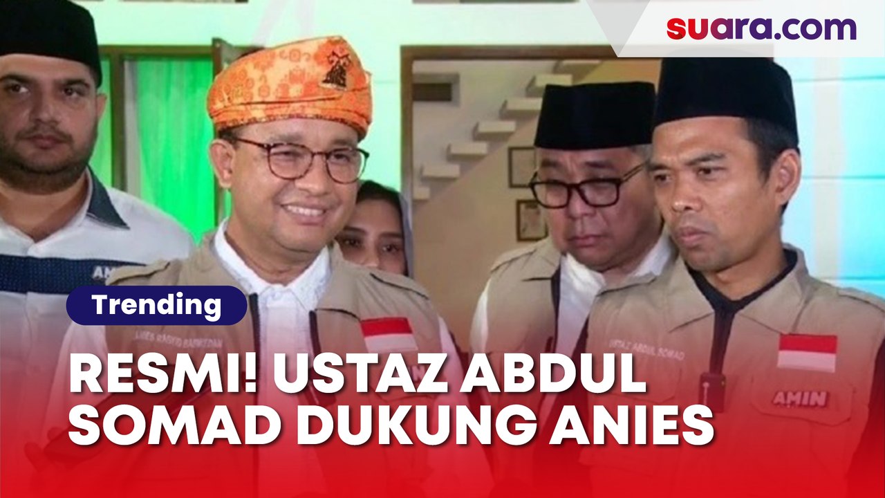 Resmi! Ustaz Abdul Somad Dukung Anies Baswedan Di Pilpres 2024 - Video ...