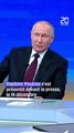 Guerre en Ukraine : On vous résume l'intervention de Poutine face à la presse en 5 extraits #shorts
