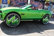 Custom Green Camaro Sits On Massive 32-inch Rims | Ridiculous Rides