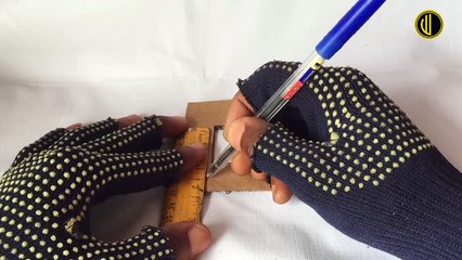 construction of extention box & wall sucket with cardboad