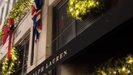 London, England: Bond Street transforms into a dazzling wonderland ahead of Christmas