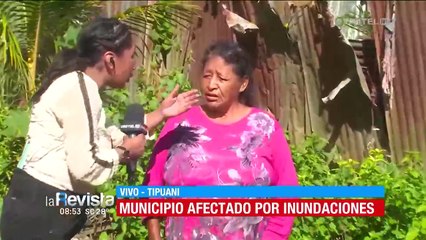 Bajo el agua más de media centena de viviendas y una escuela en Tipuani