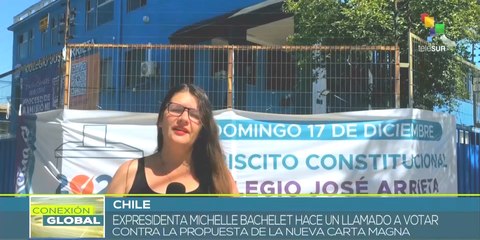 Chilenos se alistan para venidero referendo constitucional