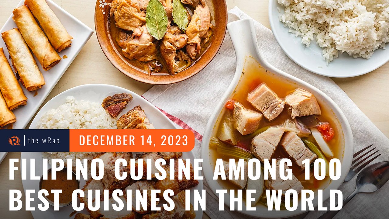 Pinoy pride! Filipino cuisine among 100 Best Cuisines in the World according to Taste Atlas