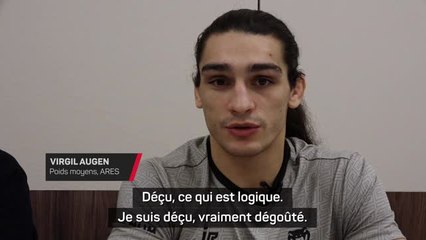 ARES 18 - Augen "vraiment dégoûté" de ne plus combattre pour la ceinture