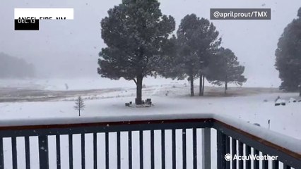 Heavy snowfall in New Mexico